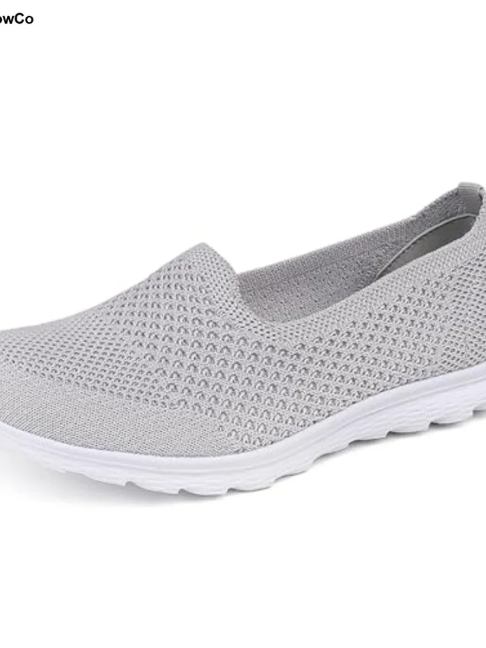Women's Slip-on Knit Walking Shoes Memory Foam Lightweight Athletic Loafers